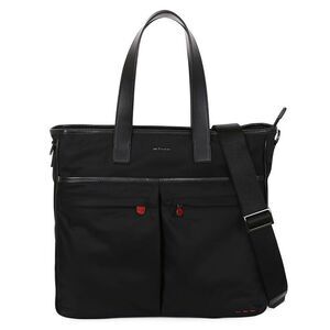 Nylon Leather Two-way Crossbody Bag